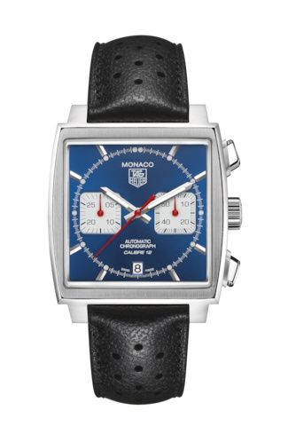 TAG Heuer Monaco Calibre 12 Stainless Steel / Blue